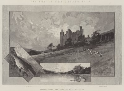 Castlewellan, siedziba hrabiego Annesleya autorstwa Charles Auguste Loye